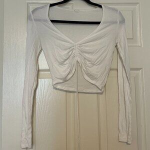 Long sleeve crop top